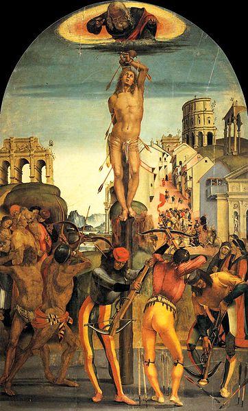 Luca Signorelli Martyrdom of St Sebastian oil painting image